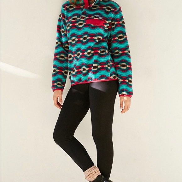 Patagonia Synchilla Snap T Pullover Wild Desert Beryl Green - Picture 3 of 11